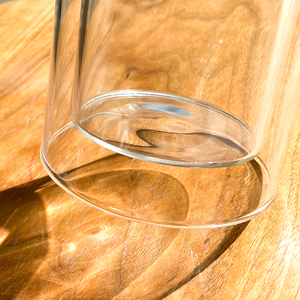 Portacandele a cera profumata personalizzati <span class=keywords><strong>in</strong></span> <span class=keywords><strong>vetro</strong></span> borosilicato alto a doppia parete barattoli trasparenti recipienti e tazze - Product Image 3