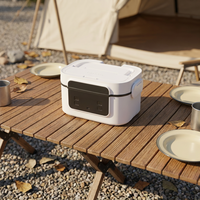 Chauffe-repas électrique portable 1,2 L/1,6 L, sans fil, rechargeable, boîte à bento thermique pour le bureau