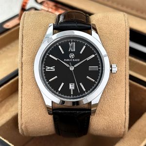 Fashionable men's simple <b>black</b> <b>watches</b> wholesale - Business waterproof quartz <b>watches</b> - Product Image 1