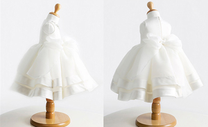 Feishiluo abito da <span class=keywords><strong>sposa</strong></span> in Tulle di pizzo avorio con stampa floreale con Appliques ricamato abito da festa per bambini per ragazze di fiori per le spose - Product Image 6