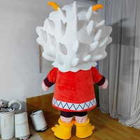 Personnalisez le costume de mascotte tête de dragon du Nouvel An chinois pour le site de l'événement afin d'embellir l'ambiance festive