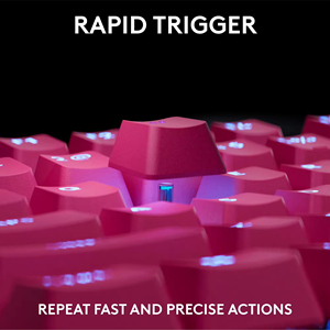 Clavier de jeu filaire Logitech G PRO X TKL Rapid Tenkeyless avec interrupteurs analogiques magnétiques, RGB - Magenta Claviers de jeu pour PC - Product Image 3