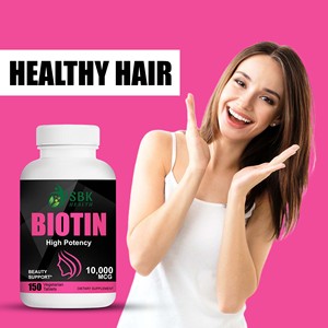 Tabletas Vegetarianas de Biotina OEM de Alta Potencia, Apoyo al Metabolismo Energético, Piel Radiante, Cabello Saludable, Uñas Fuertes - Product Image 5