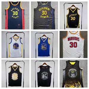 Venta al por Mayor Personalizada de los Golden State Warriors 24-25 # Camiseta de baloncesto 30 City Ed de malla de poliéster para entrenamiento de adultos, transfronteriza - Product Image 2