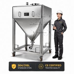 Customized Food Grade Stainless Steel Maize Corn Grain Coffee Wheat Powder <b>Storage</b> Tank Silo - Product Image 1