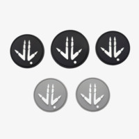 Écussons universitaires en PVC souple 2D gaufrés personnalisés, étiquettes rondes en caoutchouc pour uniformes, badges en silicone pour vêtements