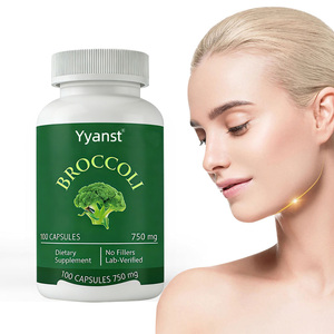 Capsules de Sulforaphane à base de graines de brocoli, ingrédient naturel, marque privée, pour la fonction cognitive adulte, détoxification, personnalisable - Product Image 6