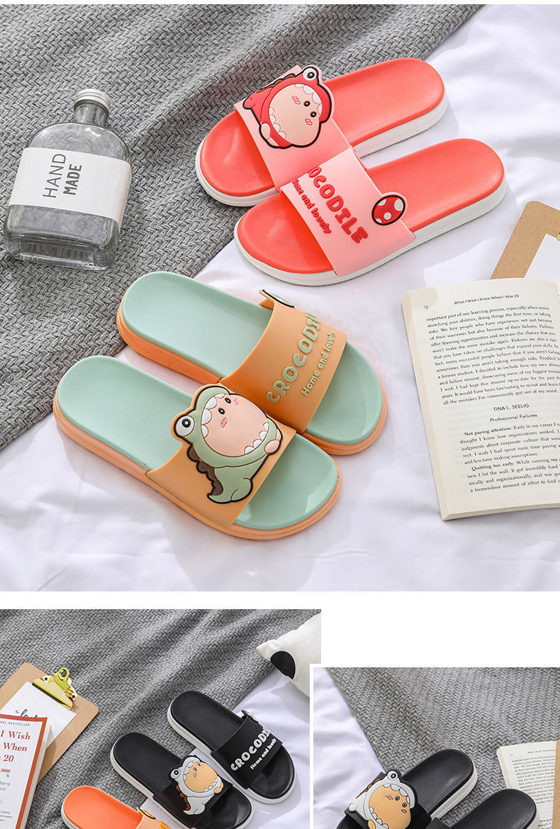 Cheap Personalized Slippers Non-slip Bathroom Home Slippers Women Slides Shoes