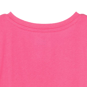 T-shirt à manches courtes à col rond pour femme, style streetwear, respirant, écologique, personnalisé, brodé, uni, en molleton biologique - Product Image 2