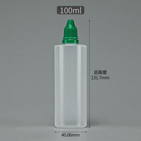 Botol Tetes Mata HDPE Berkualitas Tinggi 20ml 30ml 50ml Botol Plastik Kosong untuk Merek Perawatan Mata