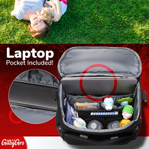 Mochila de Regalo de Bienvenida para Nuevos Padres de Empleados |   Organizador de Viaje Premium para Bebés |   GillyGro Pro - Product Image 5