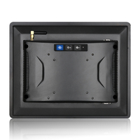 Touchthink 12 Inch 3mm Aluminium Alloy Bezel 12V 4A Embedded Industrial Android Panel Pc untuk Kabinet Cerdas Industri