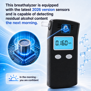 Testeur d'alcool numérique compact, mini éthylotest, détecteur d'alcool portable, écran LED, appareil de mesure de l'alcool - Product Image 3