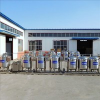 TEKBREW Cuve de pasteurisation électrique à double paroi en acier inoxydable 304 pour chauffage de l'eau 100L, Cuve de pasteurisation de lait 200L Prix
