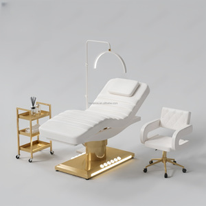 Cama de Lujo para Pestañas Personalizable de Fábrica con 2/3/4 Motores, Eléctrica y Ajustable, para Salón de Belleza, Peluquería, Barbería y Salón de Uñas, de Uso Comercial - Product Image 4
