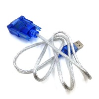 Cable Adaptador Convertidor USB 2.0 a Serial RS232 con Chipset CH340 de 9 Pines, HiTech Components LLC (26430)