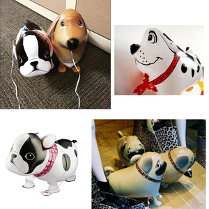 Wholesale <b>Led</b> Glowing 3D Walking Animal Foil <b>Balloons</b> with Wheels Eco-Friendly Birthday Party Outdoor Decorations - Product Image 4
