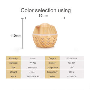 Yx Aroma <b>Diffuser</b> 300ml USB Powered Humidifier For Home Office With Led Light And Essential <b>Oil</b> Mist - Product Image 5