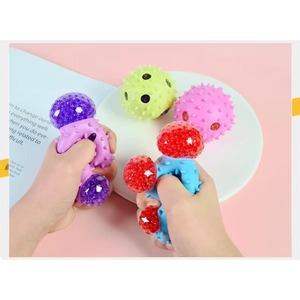 Squeeze Toys Spiky Water Bead Squeeze <b>Ball</b> TPR Stress Relief Fidget Toy Vent <b>Massage</b> Sensory Toy Kids Party Gift - Product Image 3