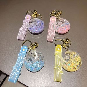 <b>Floating</b> Keychain Creative Cute Milk Tea Beverage Acrylic Liquid Keychain - Product Image 6