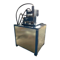 Machine de poinçonnage d'angle semi-automatique hydraulique haute efficacité Caida pour tubes carrés en acier inoxydable, coupe à 90 degrés, 220V/380V