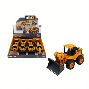 โมเดลรถบรรทุกก่อสร้าง ชุด 8 ชิ้น 13x7x7 ซม. สำหรับเด็กอายุ 3 ปีขึ้นไป - Product Image 2