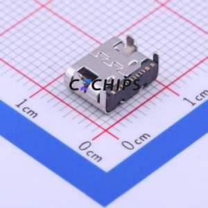 USB-310D-B-SU USB Connector SMD Connector ( Connector Type: Type-C )( Gender: Female )( Mounting Type: Horizontal Mount ) - Product Image 2