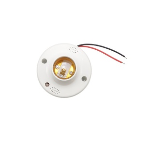 Base de lámpara con <span class=keywords><strong>Sensor</strong></span> de Control de sonido y voz de Material ABS, portalámparas LED E27 con adaptador de enchufe de luz, accesorios de iluminación - Product Image 3