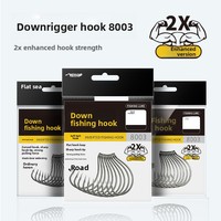 Hameçon de drop-shot Ordinary Path 8003 Dragon-Scale Soft Worm, montage simple pour pêche au drop-shot, Wacky, pour achigan, anguille boueuse, carpe