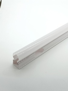 Tùy Chỉnh Trong Suốt Acrylic PMMA PC Đùn Nhựa Khuếch Tán Đèn Bìa Hiện Đại Tuyến Tính Chụp Đèn Cho LED Chiếu Sáng Làm PVC - Product Image 3