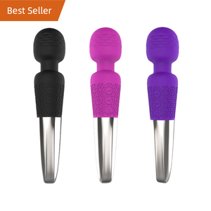 8 vitesses, 20 fréquences Vibration AV baguette magique masseur vibrateur 20cm Silicone vibrateur amour oeuf adulte jouets pour femme - Product Image 1