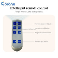 Lit de beauté électrique multifonction réglable, chaise de massage facial pour salon