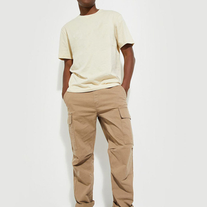 <b>Slim</b> Fit Lightweight High Waist Canvas Tactical Men Cargo Trousers for Modern Outdoor Fashion - Product Image 5