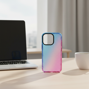 <span class=keywords><strong>Cover</strong></span> TPU con Motivo Diamantato Sfumato Colorato per <span class=keywords><strong>iPhone</strong></span> <span class=keywords><strong>11</strong></span> <span class=keywords><strong>Pro</strong></span> Max con Bordo in TPE e Assorbimento degli Urti con Cuscino d'Aria - Product Image 1