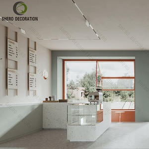 Produits tendances : comptoir de café à vendre, mobilier de café personnalisé de haute qualité pour la décoration intérieure des cafés - Product Image 2