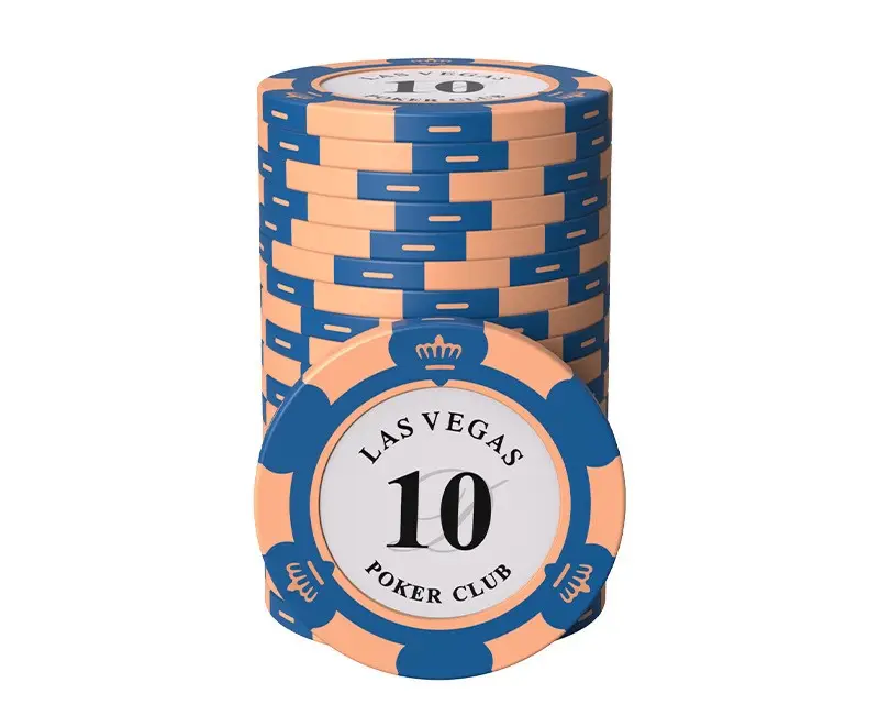 Commercio all'ingrosso In magazzino di alta qualità su misura di fiches da Poker In argilla fiches da casinò 40mm produzione fiches da Poker