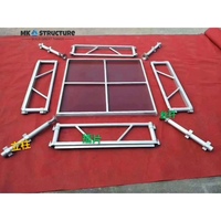 Escenario Portátil de Aleación de Aluminio de Lujo, Duradero, para Conciertos, Bodas, Plataforma Exterior, Embalaje en Palé