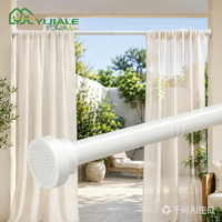 Rail de rideau extensible YIJIALE Source Factory 25 mm 0,7-1,0 m, tringle télescopique haute capacité de charge pour salle de bain