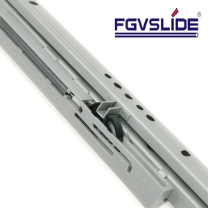 Fgvslide phần cứng đồ nội thất mềm đóng cửa sơn tĩnh điện ngăn kéo trượt con lăn đường sắt <span class=keywords><strong>Euro</strong></span> trượt - Product Image 6