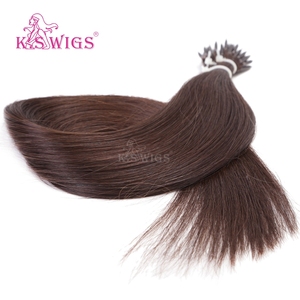 Wholesale 100% Chinese Remy Hair Nano Ring Cuticle Aligned Virgin Double Drawn No Shedding Soft Dark Color Natural Straight Hair - Product Image 3