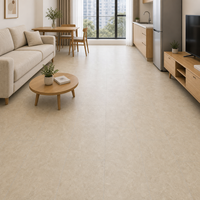 Revêtement de sol en vinyle SPC WYRAX beige imitation pierre, 5 mm, facile à installer, planches pour intérieur commercial, bureau, usage professionnel