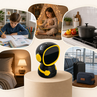 Hochwertige Wetteruhr Digitaler KI-Smart-Touchscreen mit MP3-TF-Karten-Musikwiedergabe 1500mAh Akku BSCI ISO