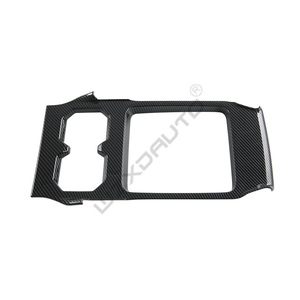 Kit de garnitures intérieures couleur carbone WZXD 2023, accessoires de décoration en ABS, garniture de volant et de levier de vitesses pour ICAR 03 - Product Image 4