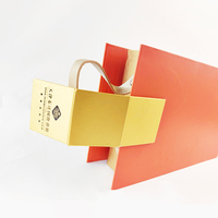 Caja de Regalo de Lujo Personalizada a Precio de Fábrica, Papel con Lámina Dorada, Recubrimiento Mate, Forro de Esponja, Empaque Premium para Velas de Boda