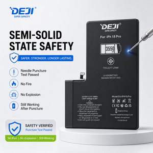 <span class=keywords><strong>Batterie</strong></span> semi-solide DEJI pour <span class=keywords><strong>iPhone</strong></span> 13 14 15 16 Pro – <span class=keywords><strong>Remplacement</strong></span> en gros par l'usine de batteries de téléphone - Product Image 1