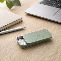 Boîte coulissante en métal personnalisée pour chewing-gum, échantillon gratuit, mini boîte à menthe pour emballage de bonbons, vente en gros