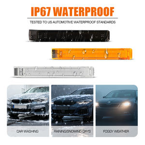 Lámpara LED de Señal de Giro para Espejo Retrovisor de 12V con Luz Ámbar Fluida, Venta al por Mayor, para Ford Expedition 1997-2007 y <span class=keywords><strong>Lincoln</strong></span> <span class=keywords><strong>Mark</strong></span> <span class=keywords><strong>LT</strong></span> 2006-2008 - Product Image 4