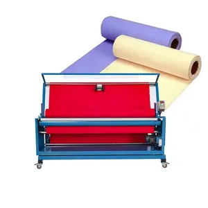 Premium Quality Semi Automatic Woven Textile Inspection Machine Fabric Rolling Checking Machine