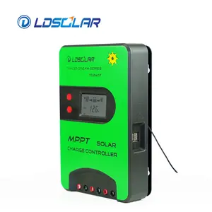 Ldsolar 20A 12V 24V cho LiFePO4 pin lithium panel năng lượng mặt trời MPPT năng lượng mặt trời điều khiển thông minh