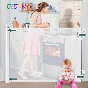 Barrière de sécurité pour enfants, barrière de sécurité pour bébé, filet de sécurité pour <span class=keywords><strong>escalier</strong></span>, barrière de sécurité pour bébé facile à déplacer, barrière de sécurité pour porte - Product Image 3
